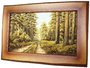 Landscape “Road in a pine forest”